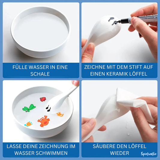 magische Stifte - im Wasser malen