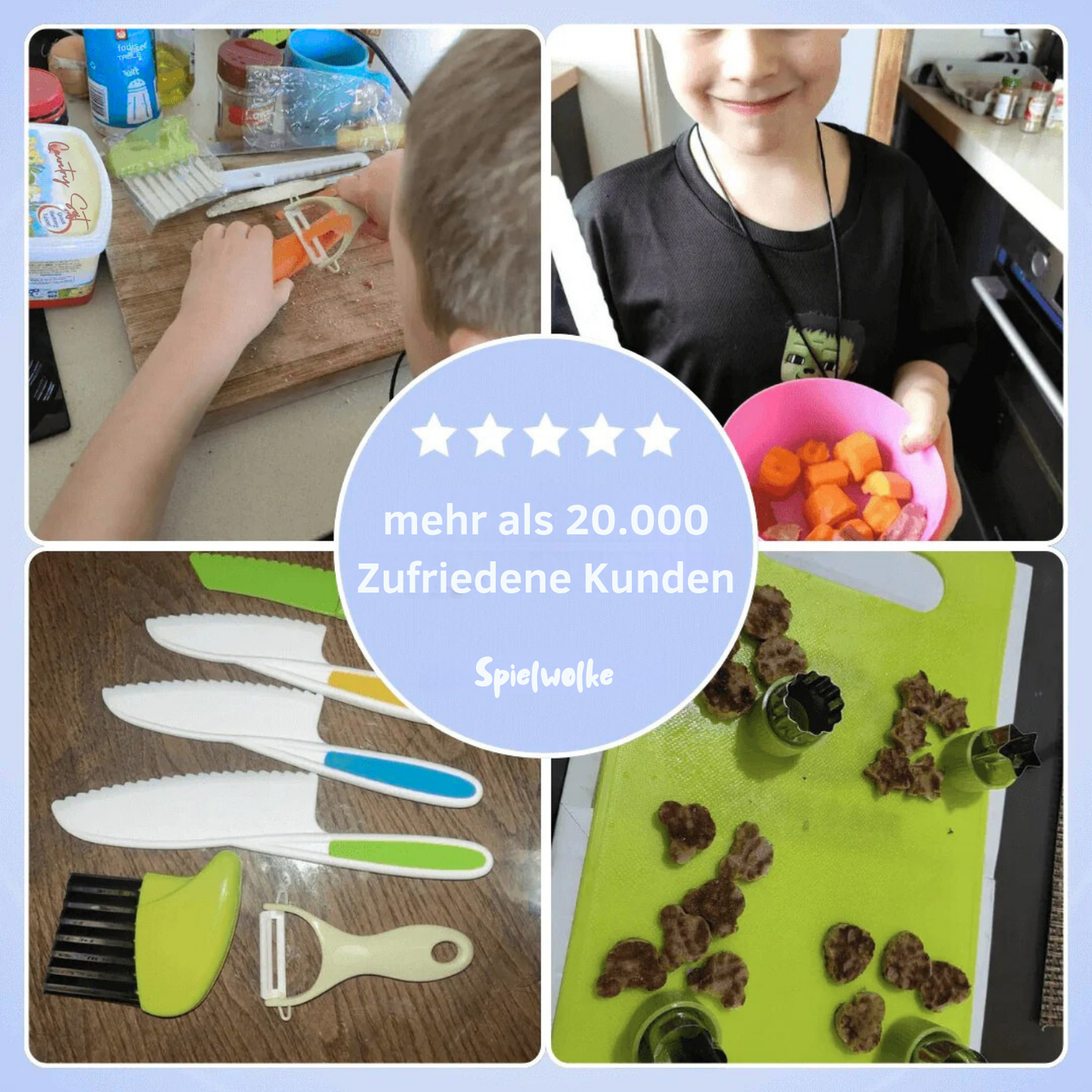 Sicheres Küchenset – für kleine Gourmet Köche