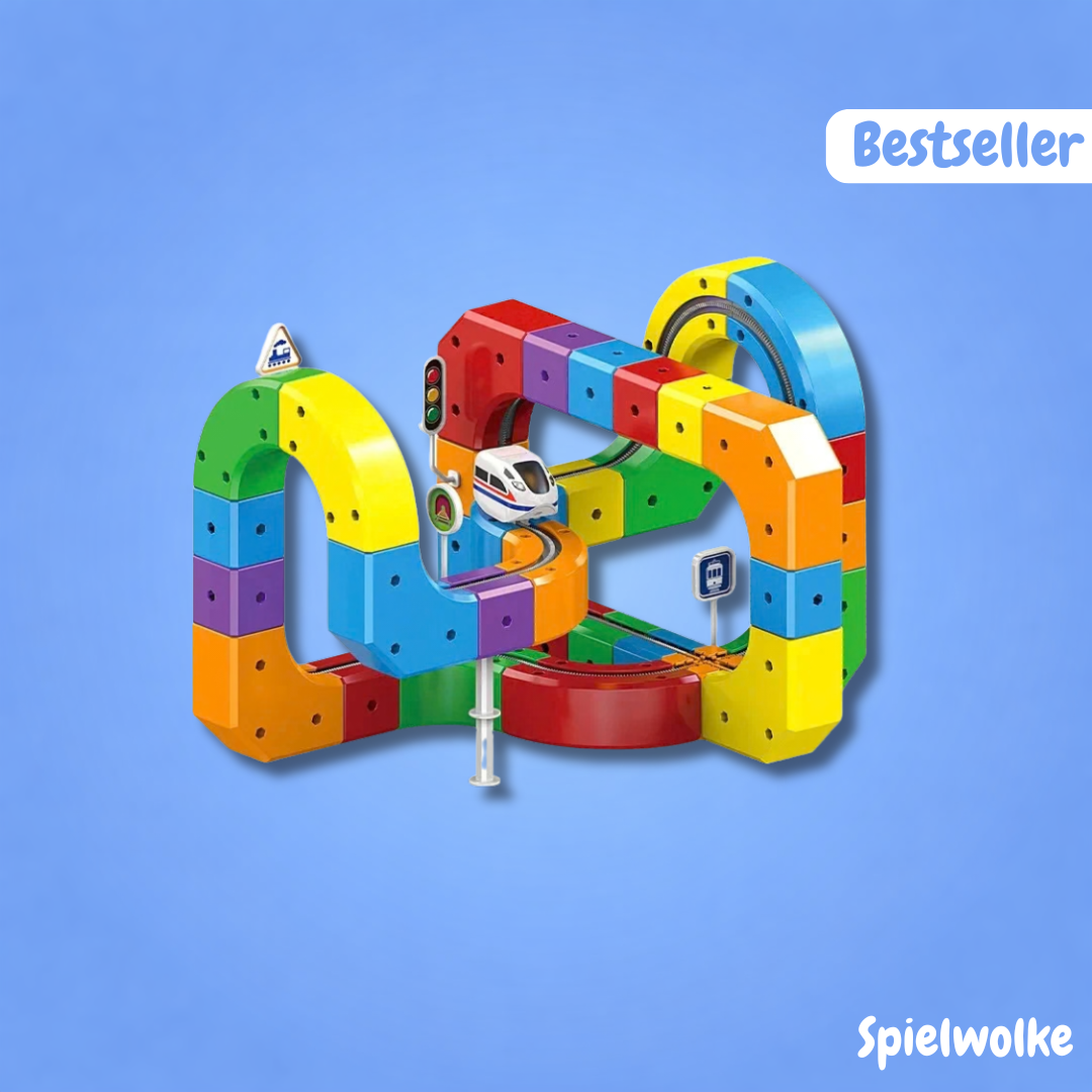 Spaß-Express 3D-Zugbahn für Kinder – kreatives Bauen ab 3 Jahren