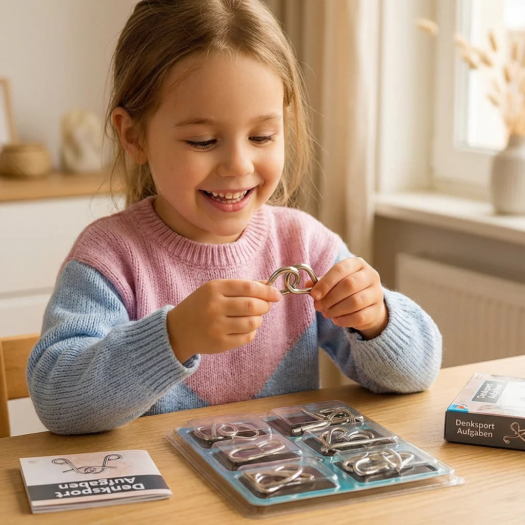 Montessori-Rätsel im Spiel – Kind beim Lernen und Entdecken