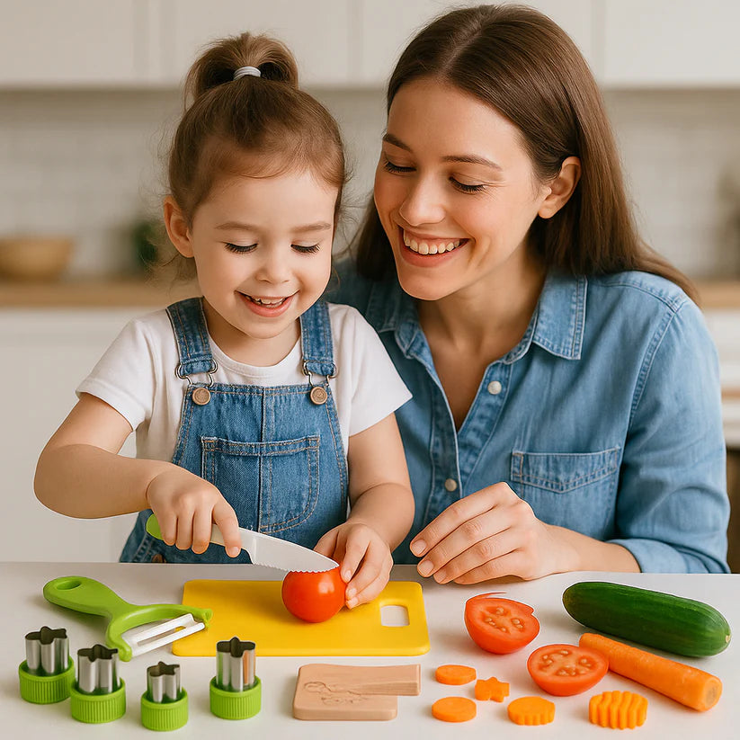 Sicheres Küchenset – für kleine Gourmet Köche