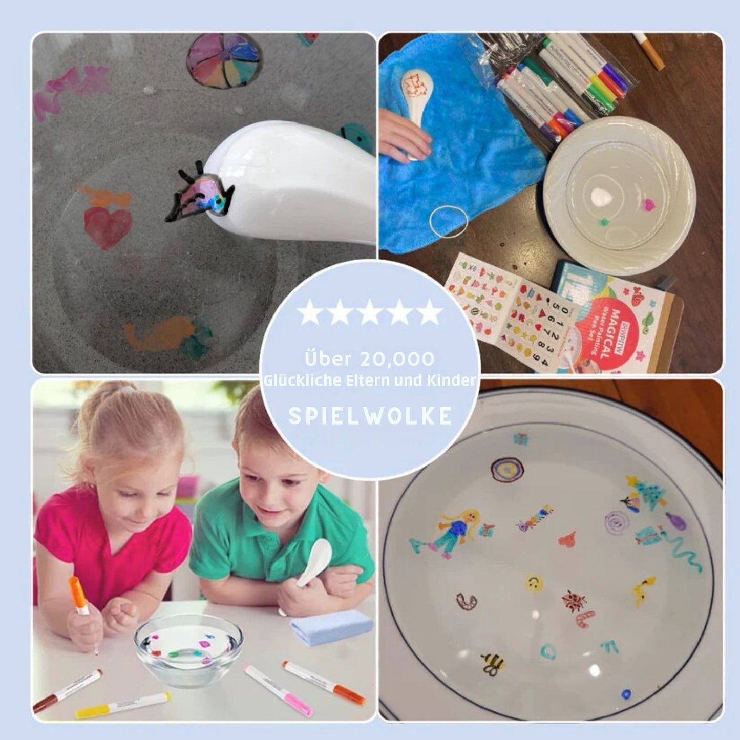 magische Stifte - im Wasser malen