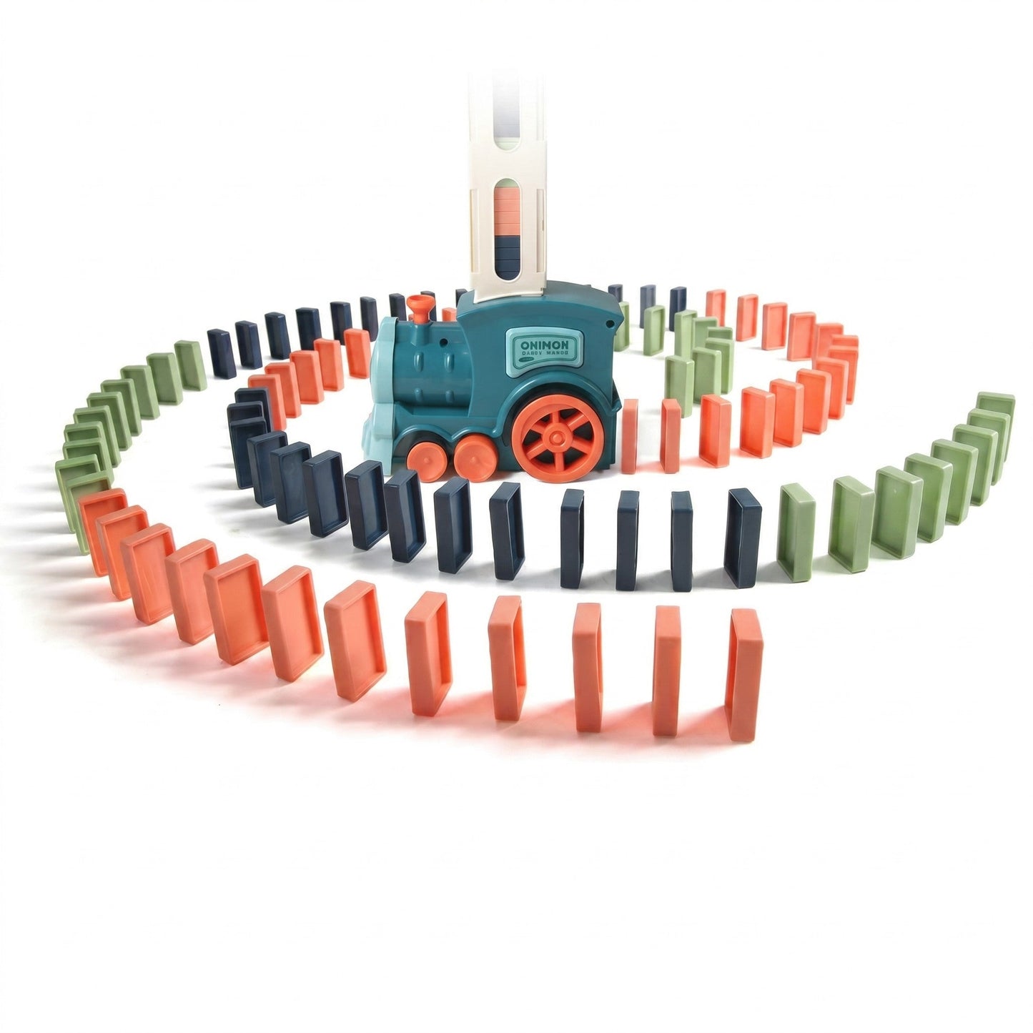 Domino-Zug Produktansicht auf weissem Hintergrund
