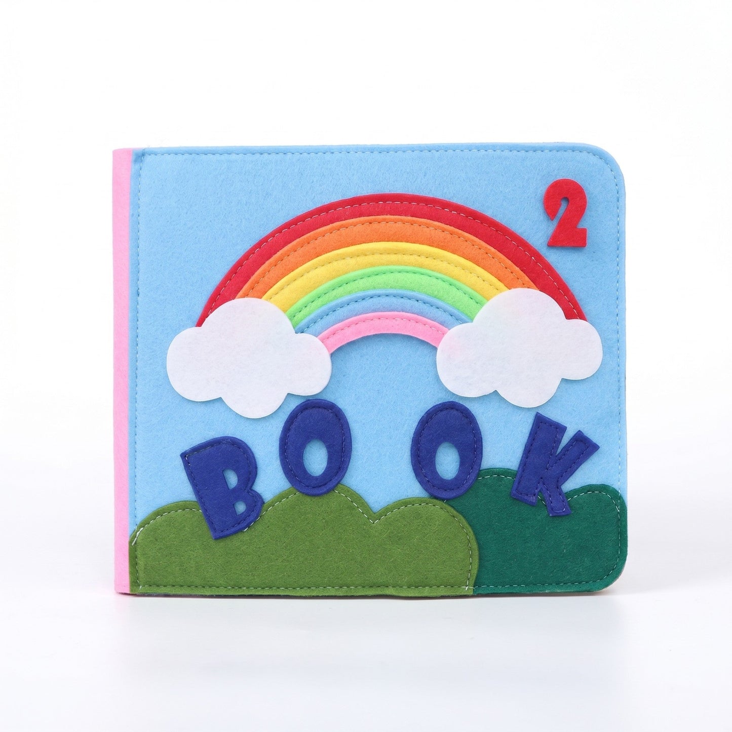 Montessori-Filzbuch Produktansicht auf weissem Hintergrund