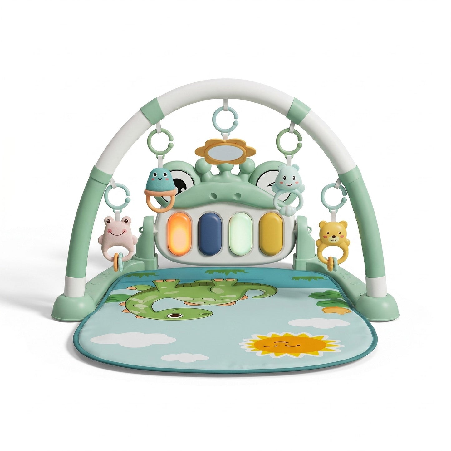 Baby-Spielmatte mit Klavier Produktansicht auf weissem Hintergrund