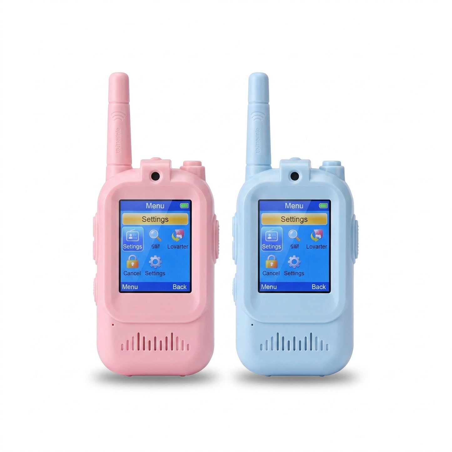 Kinder-Walkie-Talkie Produktansicht auf weissem Hintergrund