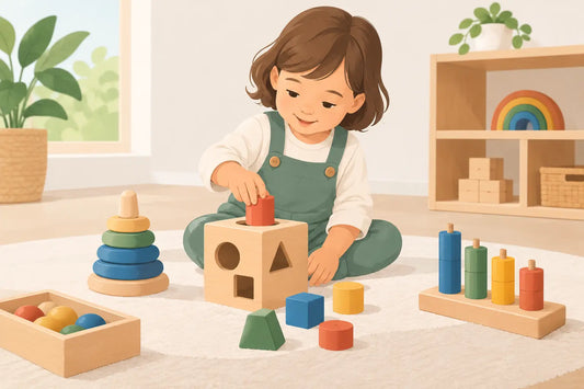 Montessori-Spielzeug für 2-Jährige richtig wählen