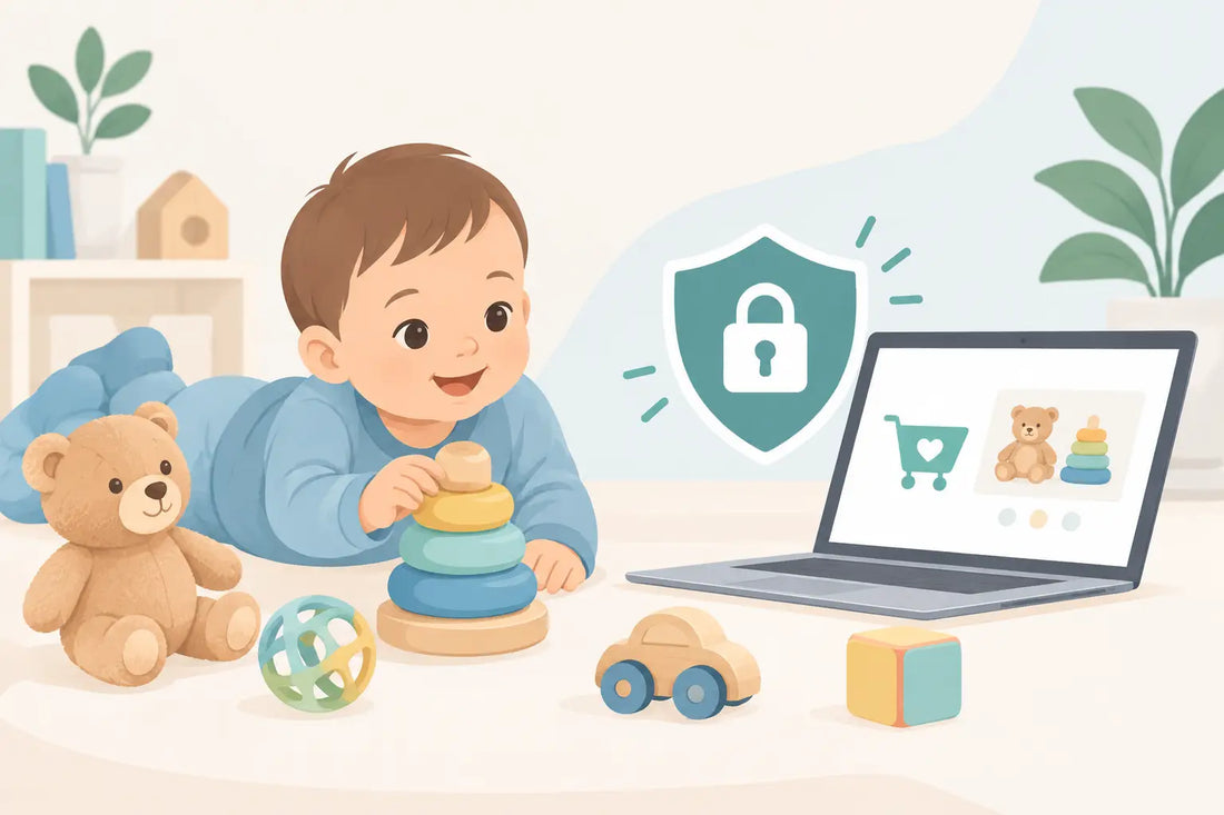 Sicheres Babyspielzeug online kaufen mit Vertrauen