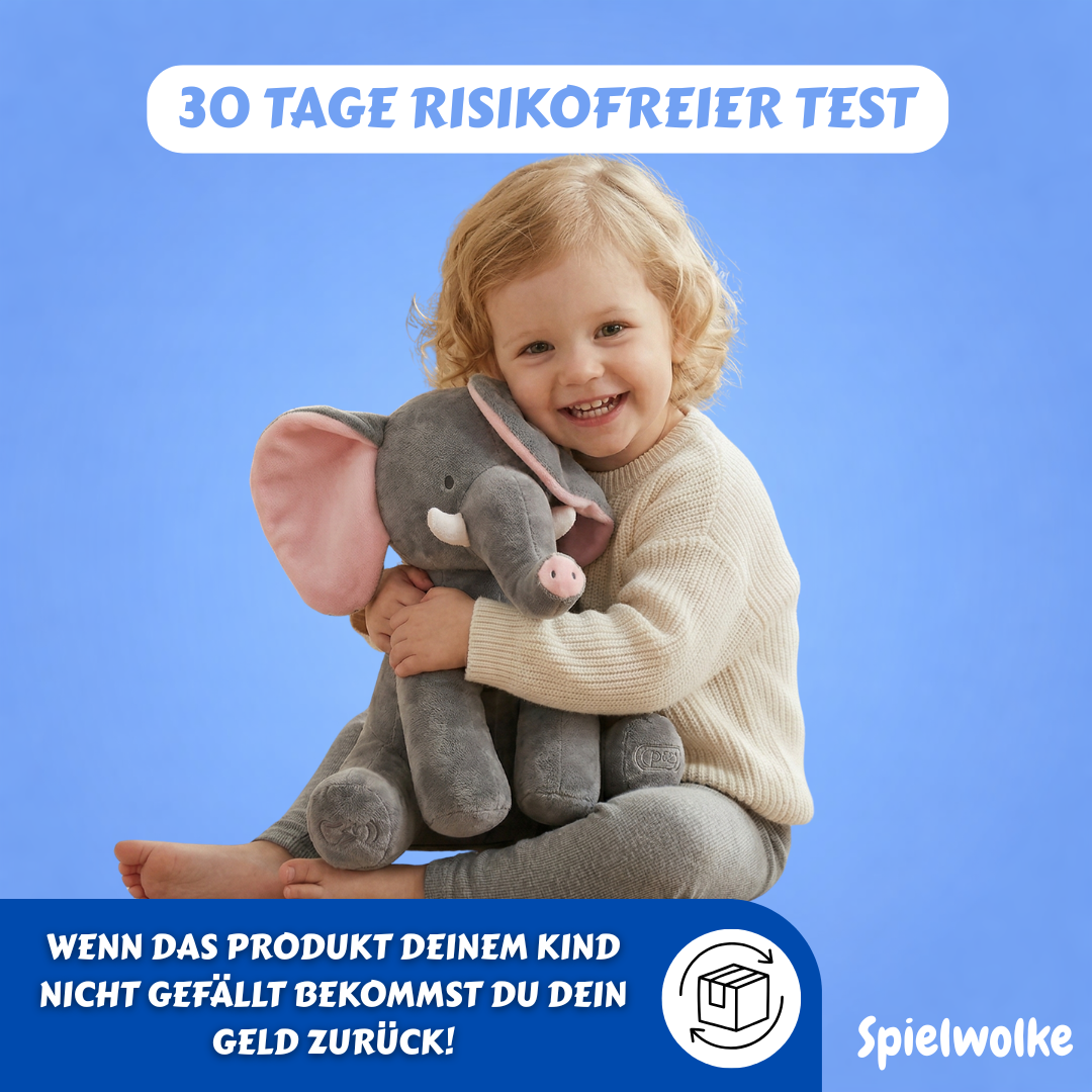 Guck-guck-Elefant – Interaktives Plüschtier