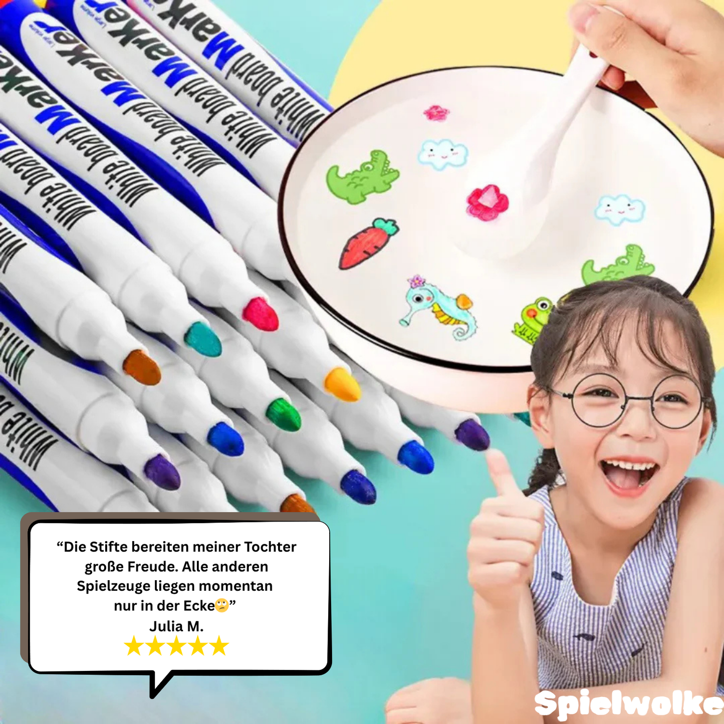 magische Stifte - im Wasser malen