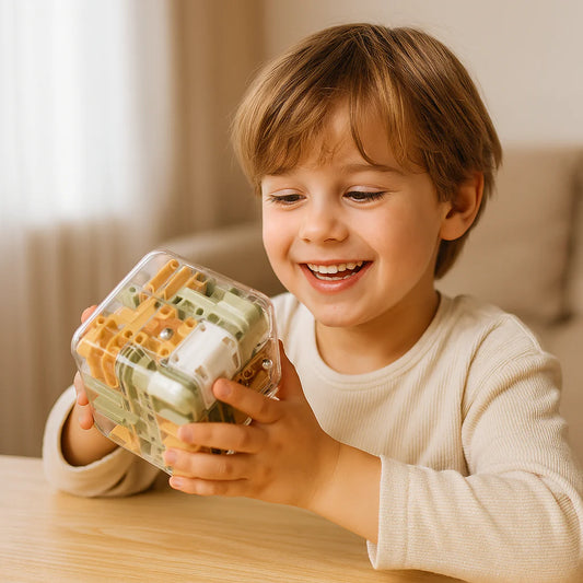 3D Würfel-Labyrinth Spiel