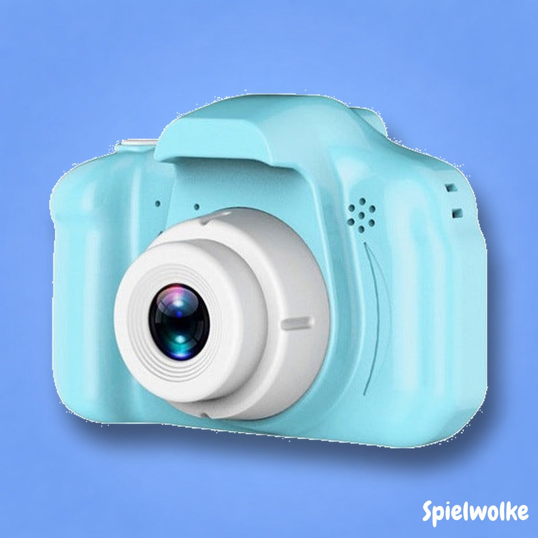 Blaue Kinderkamera, digitale Mini-Kamera für kleine Fotografen