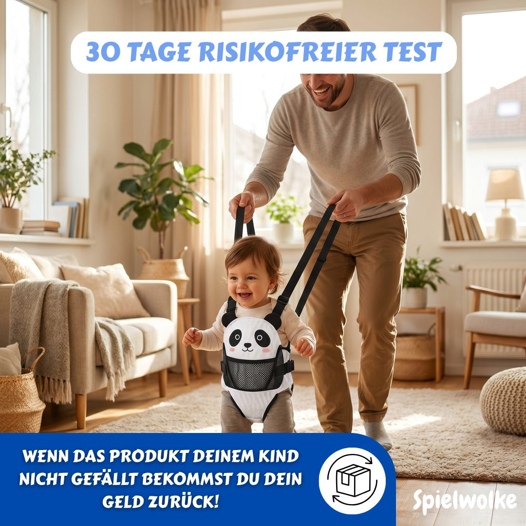 30 Tage risikofreier Test – Familie mit der Baby-Lauflernhilfe