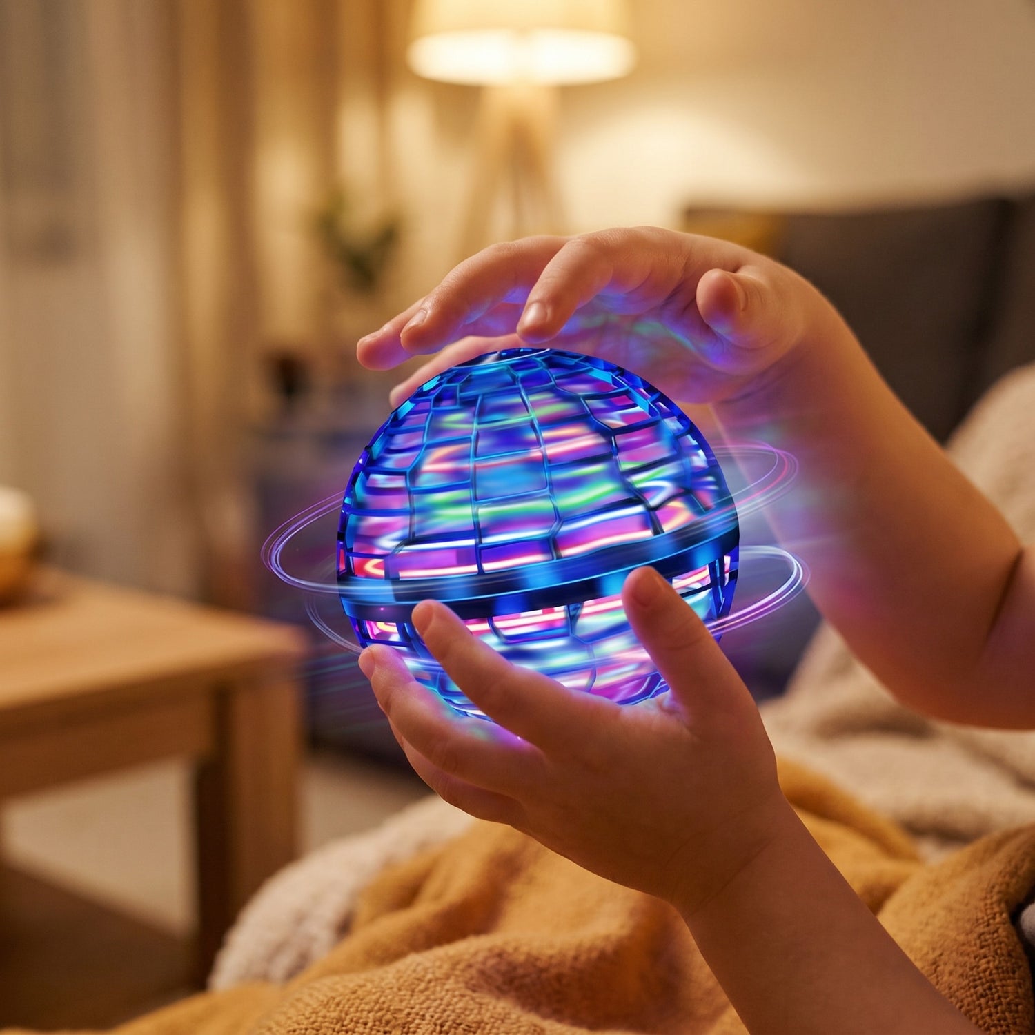 Detailansicht des UFO Flugball beim Spielen