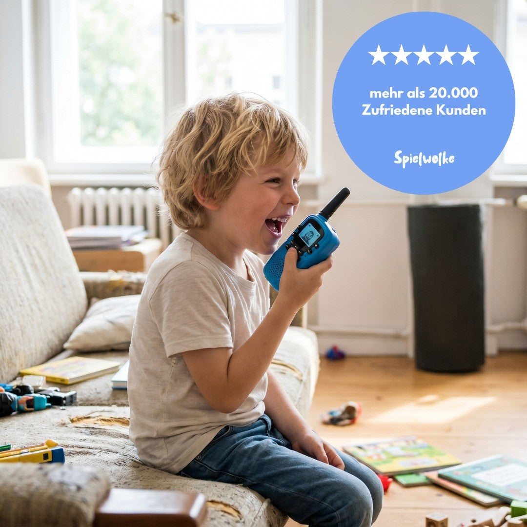 Kinder-Walkie-Talkie mehr als 20.000 zufriedene Kunden bei Spielwolke