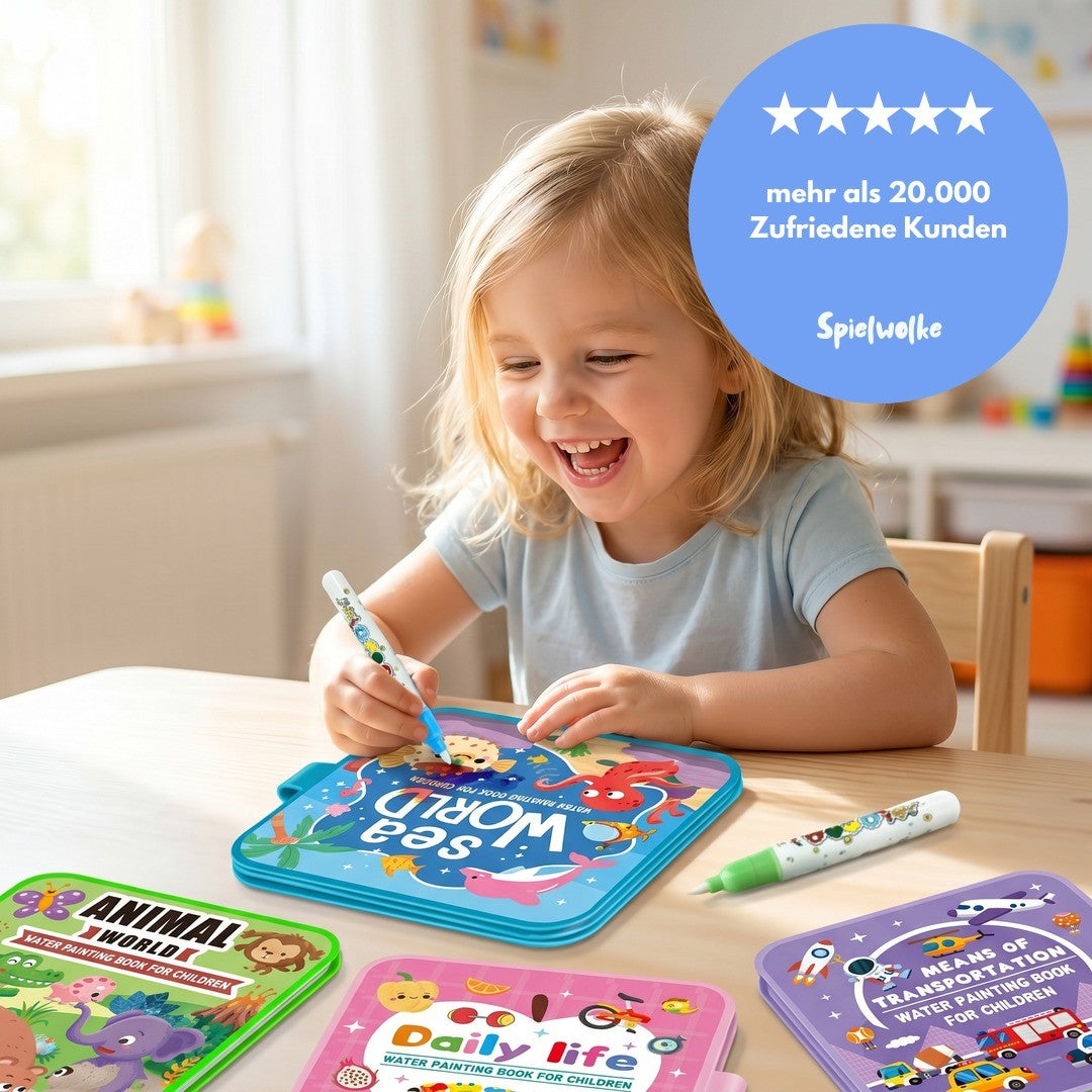 Magisches Wasser-Malbuch mehr als 20.000 zufriedene Kunden bei Spielwolke