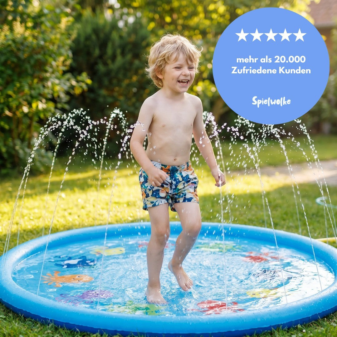 Wasser-Spielmatte 170 cm mehr als 20.000 zufriedene Kunden bei Spielwolke
