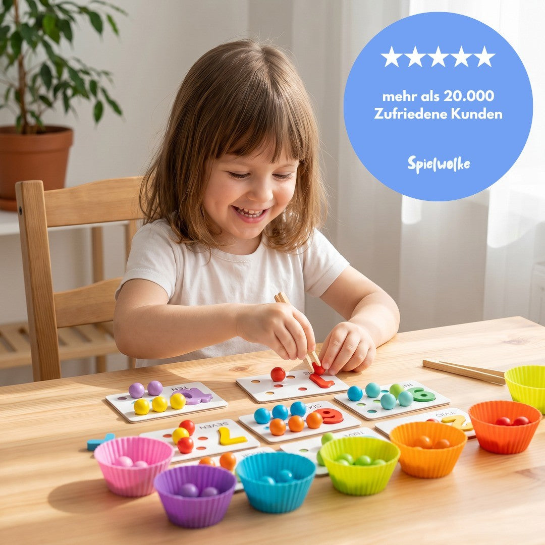 Zahlen-Klammerspiel mehr als 20.000 zufriedene Kunden bei Spielwolke